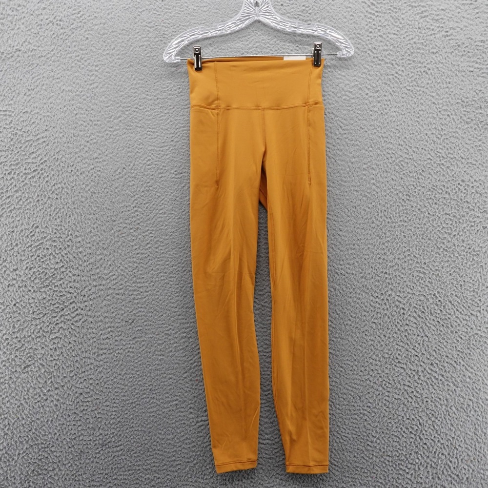 Calia Inspire High Rise 7/8 Leggings Golden Yellow‎ Womens Small NEW
